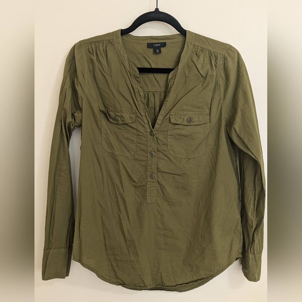 ⭐BOGO J Crew cotton popover